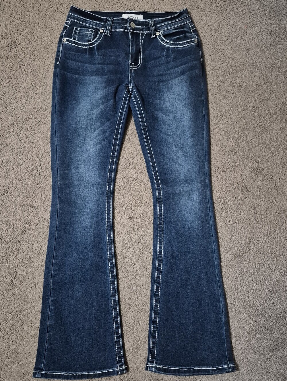 Dark Wash Boot Cut Jeans